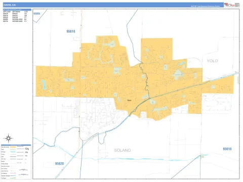 Davis, CA city map