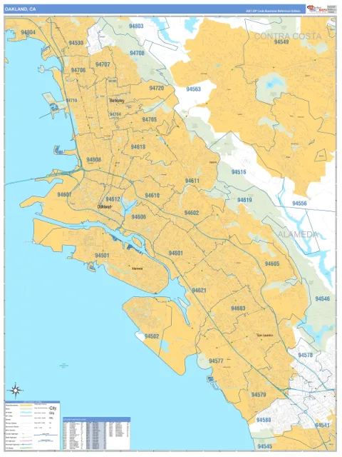 Oakland, CA city map