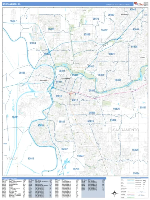 Sacramento, CA city map