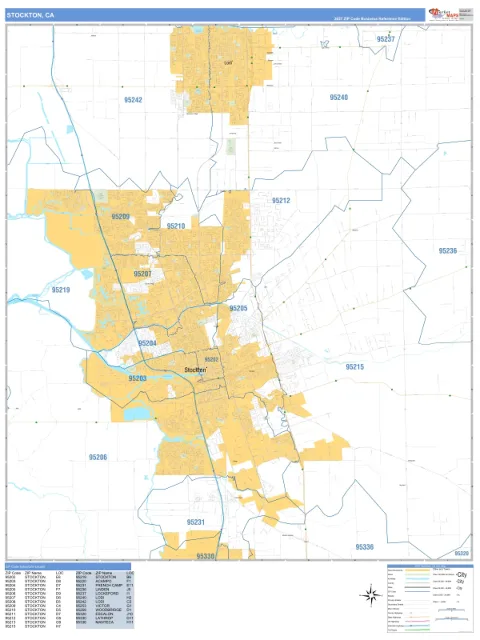 Stockton, CA city map