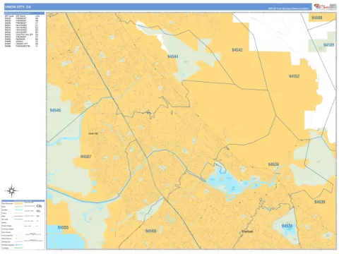 Union City, CA city map