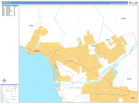 Ventura, CA city map