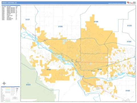 Grand Junction, CO city map