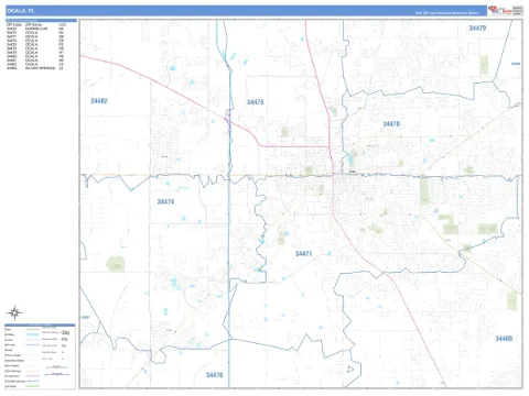 Ocala, FL city map