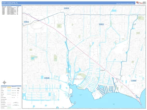 Port Charlotte, FL city map