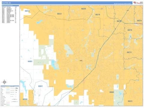 Olathe, KS city map