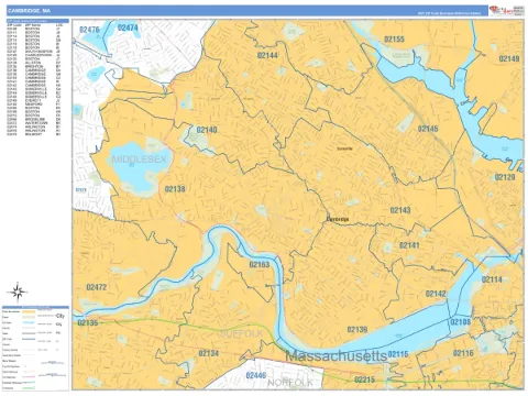 Cambridge, MA city map