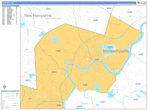 Haverhill, MA city map