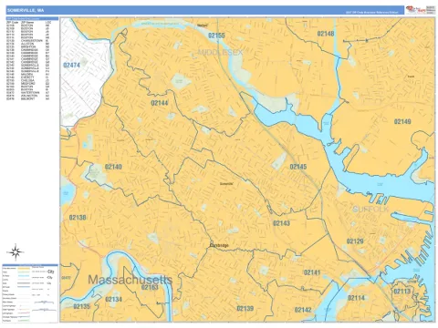 Somerville, MA city map