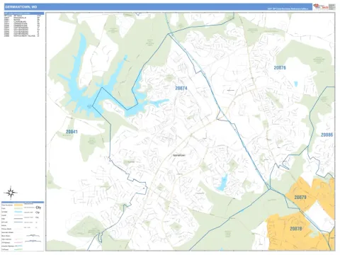Germantown, MD city map