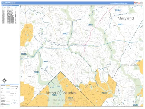 Silver Spring, MD city map