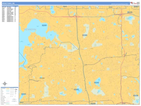 Minnetonka, MN city map