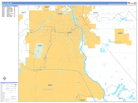 St. Cloud, MN city map