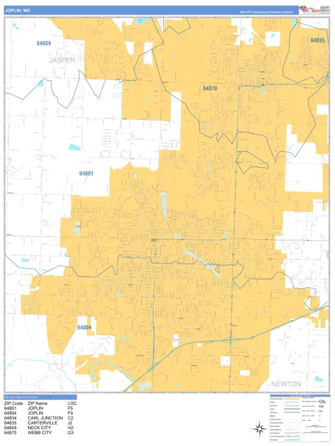 Joplin, MO city map