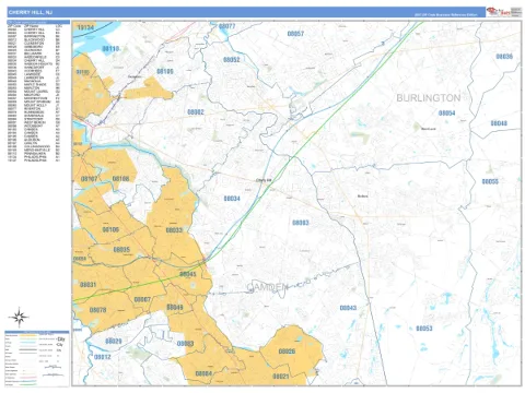 Cherry Hill, NJ city map