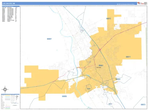 Las Cruces, NM city map