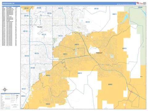 Henderson, NV city map