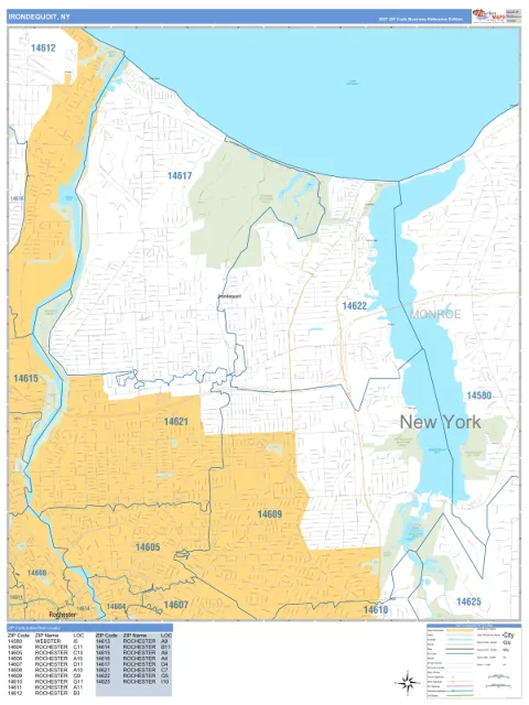 Irondequoit, NY city map