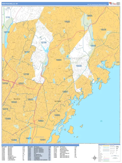 New Rochelle, NY city map