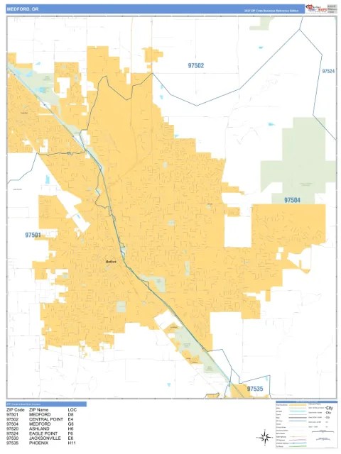 Medford, OR city map