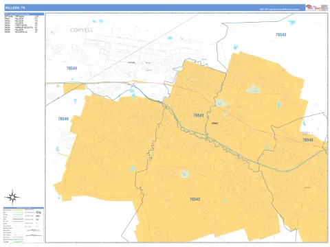 Killeen, TX city map