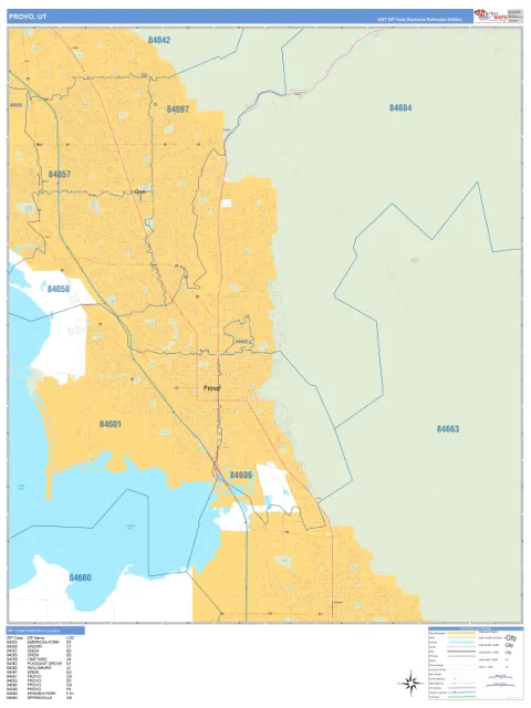 Provo, UT city map
