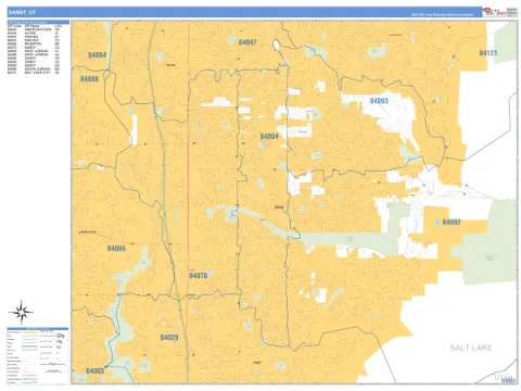 Sandy, UT city map