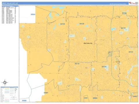West Valley City, UT city map