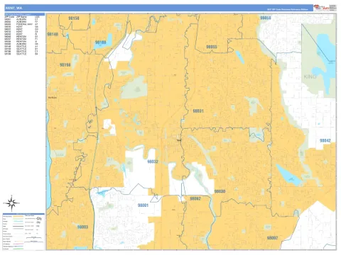 Kent, WA city map