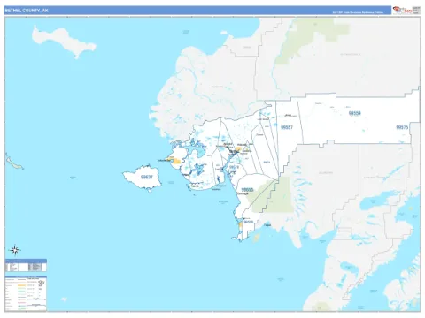 Bethel County, AK map