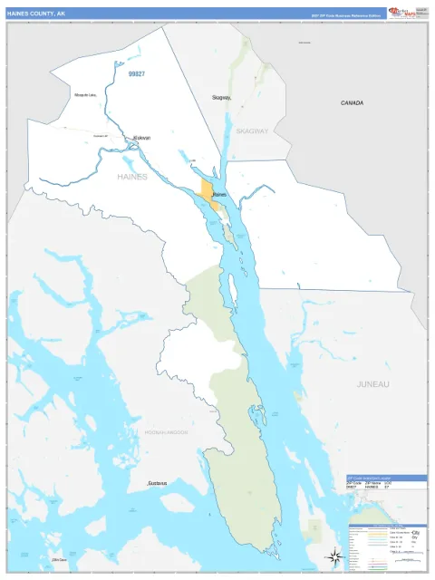 Haines County, AK map
