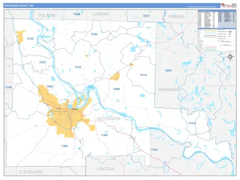 Jefferson County, AR map