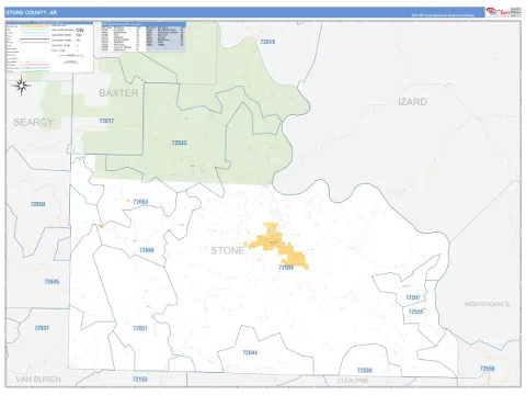 Stone County, AR map