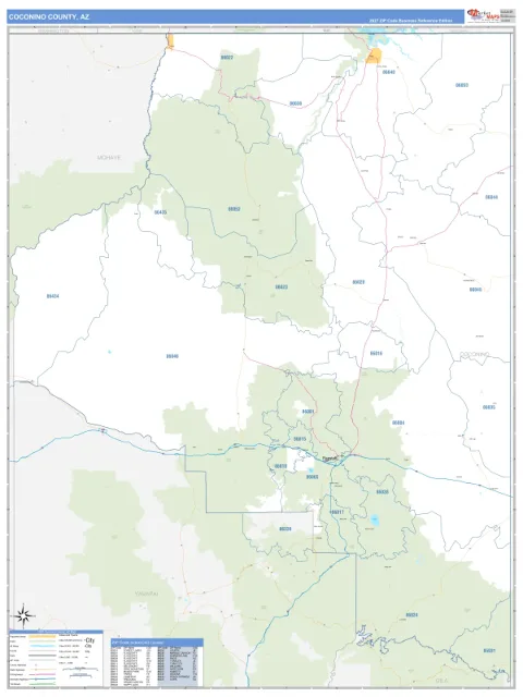 Coconino County, AZ map