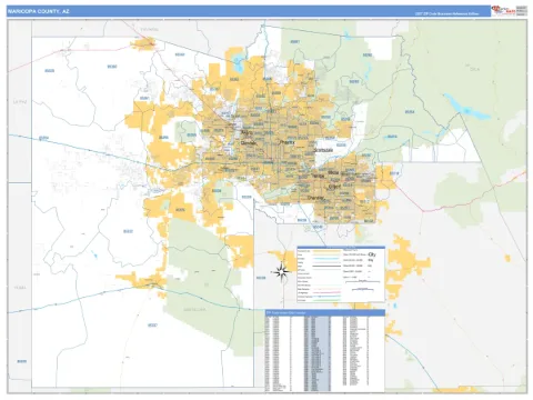Maricopa County, AZ map