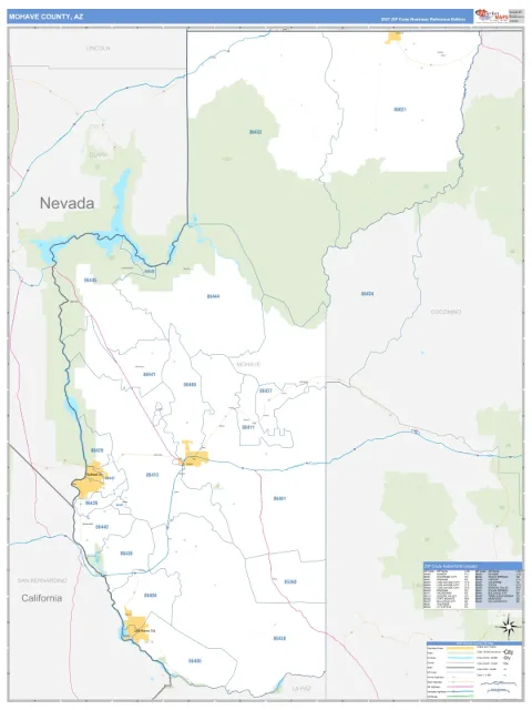 Mohave County, AZ map