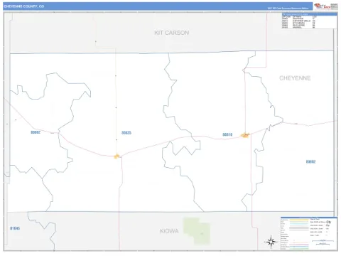 Cheyenne County, CO map