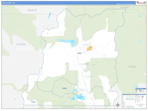 Lake County, CO map