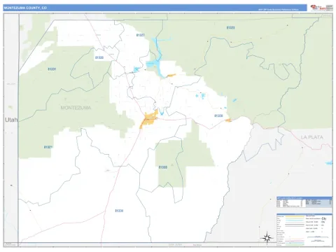 Montezuma County, CO map
