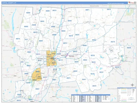 Capitol County, CT map