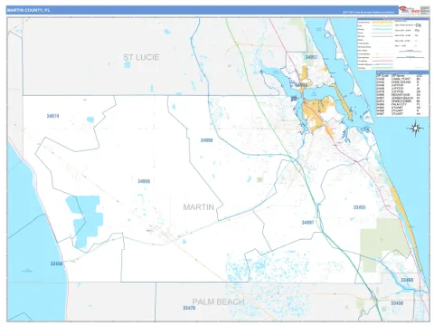 Martin County, FL map