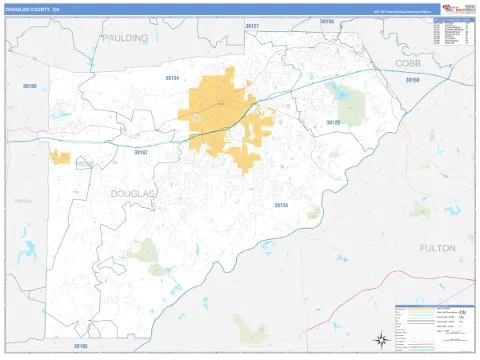 Douglas County, GA map