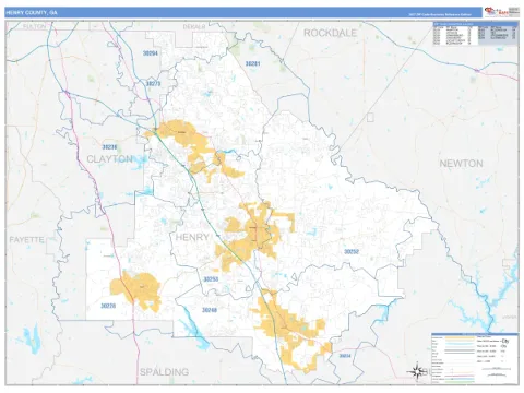 Henry County, GA map