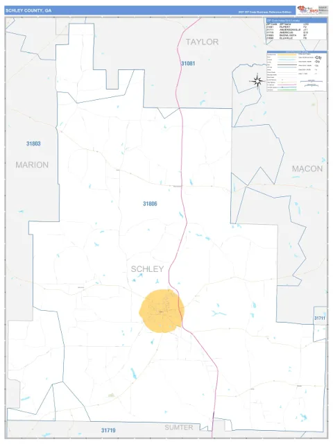 Schley County, GA map