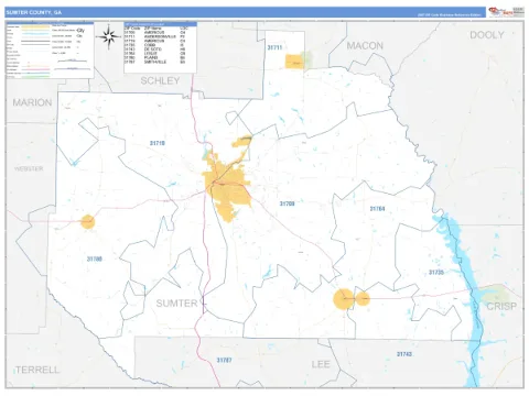 Sumter County, GA map