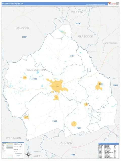 Washington County, GA map