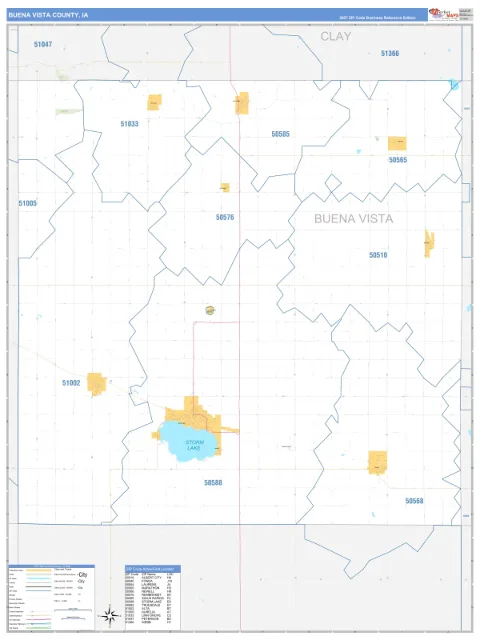Buena Vista County, IA map