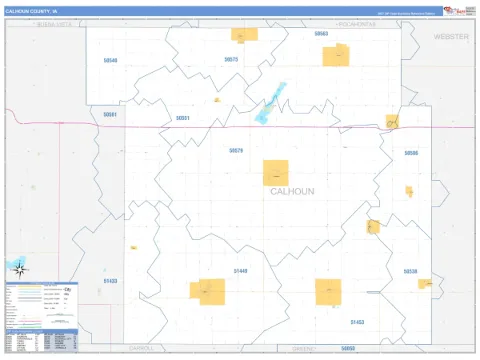 Calhoun County, IA map