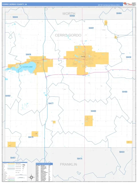 Cerro Gordo County, IA map
