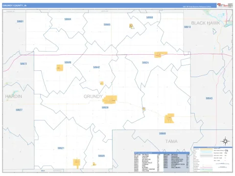 Grundy County, IA map